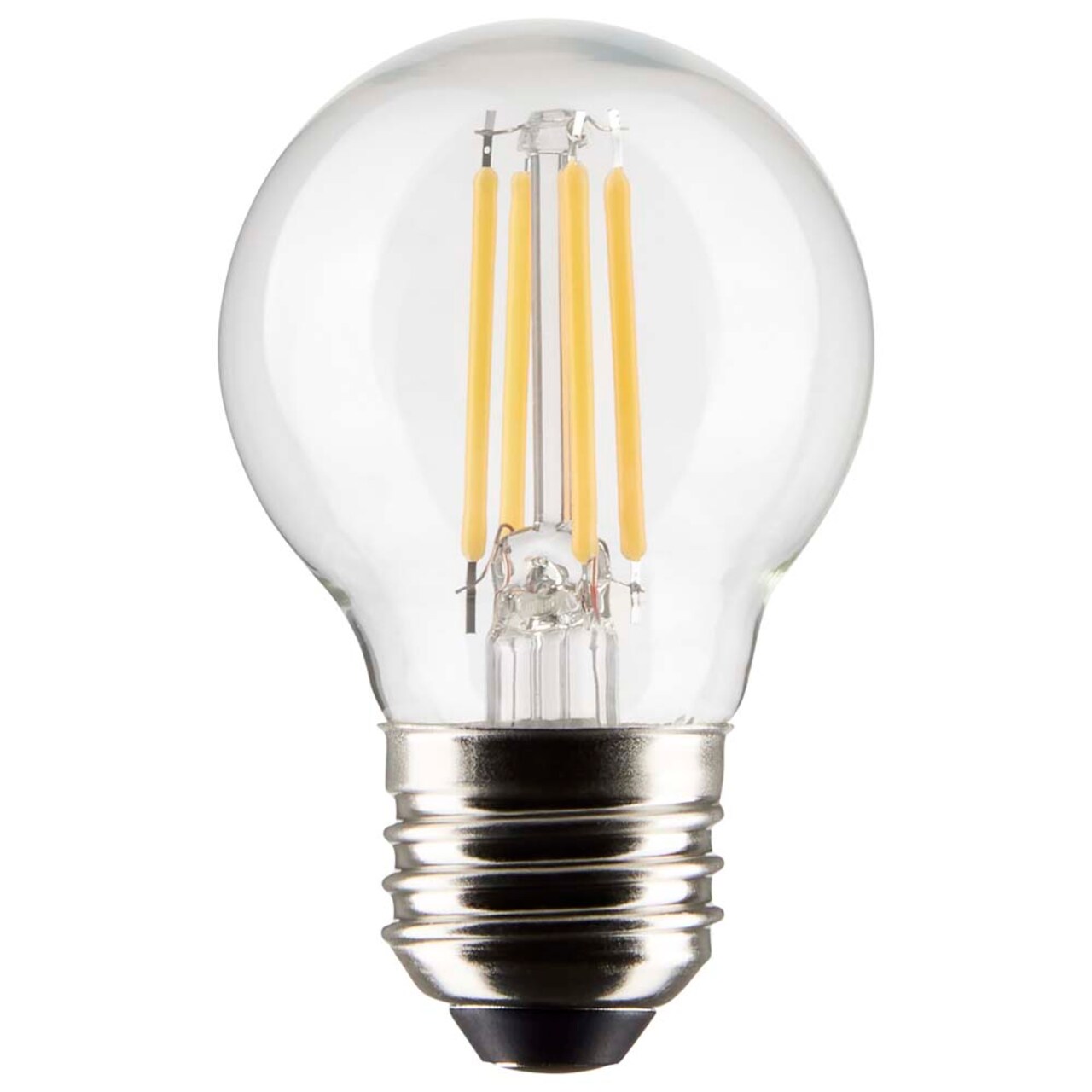 Satco 4w G16.5 Globe Filament LED 4000K Medium Base Dimmable - 40w equiv